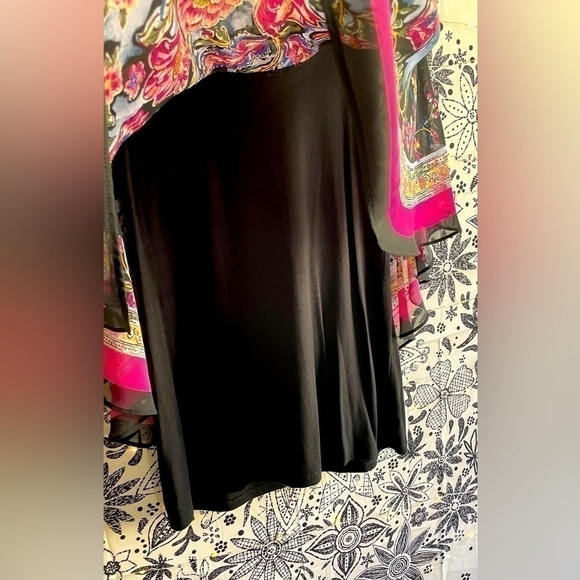 Apt 9 flowy floral blouse top comfy casual - Picture 4 of 7